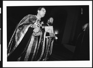 Priests in robes, Los Angeles, 1999