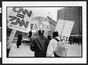 Muslim prayers and rally, Freedom Plaza, Washington, D.C., 2002