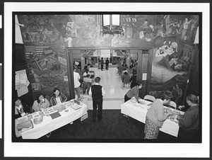 Interior of Cameron House, Family Day, Chinatown, San Francisco, California, 2002