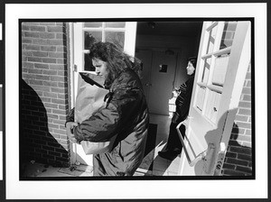 Food distribution program to people of South American origin, United Methodist Church, Leesburg Pike, Falls Church, Culmore, Virginia, 2002