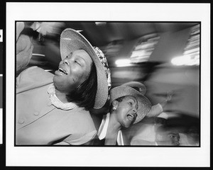 Women at the First African Methodist Episcopal Church (Los Angeles, Calif.) on Easter Sunday, 1996