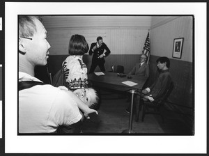 People of Chinese origin visit Angel Island Internment Camp, Angel Island, San Francisco, California, 2003