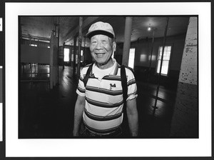 Man of Chinese origin who was detained at Angel Island Internment Camp, Angle Island,San Francisco Bay, San Francisco,California,2003