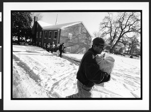 Food distribution program to people of South American origin, United Methodist Church, Leesburg Pike, Falls Church, Culmore, Virginia, 2002