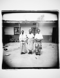 Three women standing Rwanda, 2004