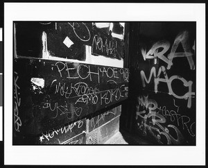 Graffiti Covering Walls, Los Angeles, 1996