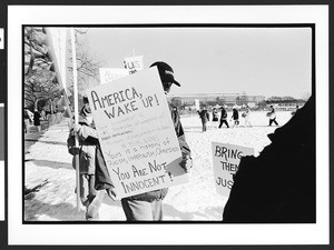 South Korean student demonstration against United States military negligent homicide of two Korean girls in Korea, the Ellipse, Washington, D.C., 2002