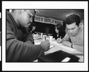 Men and Women Writing, Phillips Temple C.M.E. Church, Los Angeles, 1996