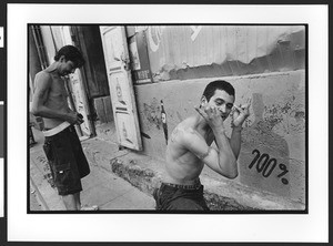 Two young men of Hispanic origin, San Salvador