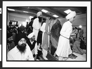 Prayer service of National Sikh Foundation at Travilah Elementary School, Rockville, Maryland, 2002