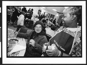 Thanksgiving dinner for homeless people, "Jesus House" Redeemed Christian Church of God, Silver Springs, Maryland