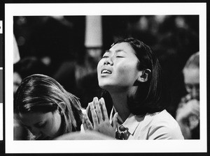 Prayer at Harvest Rock Church, Pasadena, 1999