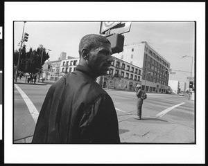 Man on the street, Union Rescue Mission of Los Angeles, 1996