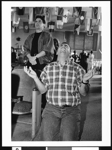 Man in prayer, Los Angeles, 1999