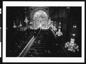 Procession in cathedral, Los Angeles, ca.1999