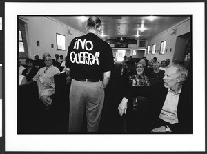 Pastor facing the audience at Dolores Mission Church, Los Angeles, California, 2003