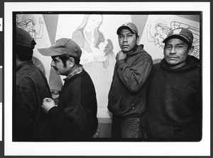 Free Breakfast for "Listo Workers", Saint Anthony of Padua Church, Mission District, San Francisco, California, 2002