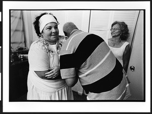 Marissa, Santeria priestess, in her home, 399 NW 72nd Avenue & 3rd Street, Miami, Florida, 2002