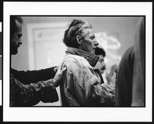 Men in prayer trance, Victory Outreach Church, North Hollywood, California,1996