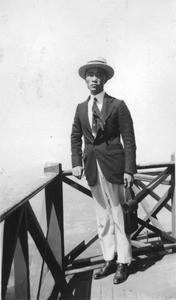 Henry Chung, Harry Rey and W. H. Lyuh on Mount Tamalpais