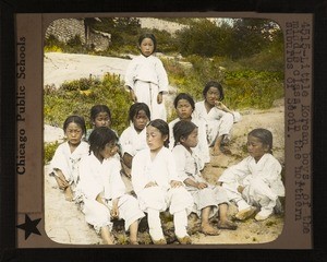 Group of boys in the north of Seoul