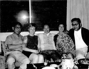 Allan Lee and wife, Edward Paik, Ellen Kim and Henry Lee