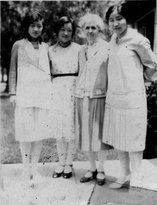 Mrs Stewart and three other women