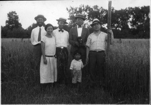 Hahn Jang Ho, Soon Bohk Hur, 3 other adults and one boy