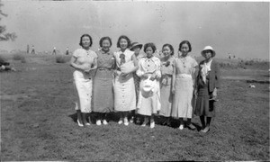 Marie Cho, Soon Bohk Hur, Sunda Hur and 5 other women