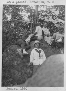 Henry Chung at a Honolulu picnic