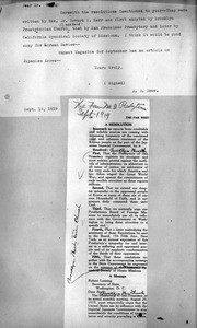 Presbyterian resolution in support of Koreans resisting Japanese rule