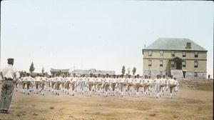 Drill at Pai Chai School, Seoul