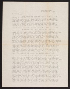 V.W. Peters, letter, 1939.11.28, Kimhwa, Korea, to Father, Rosemead, California, USA