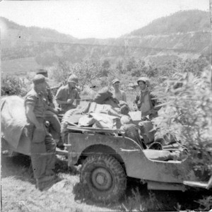 Marines loading a jeep