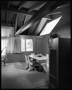 Interior view of the Druckman House, Los Angeles, 1941