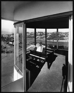 Interior view of the Lipetz House, Los Angeles, 1936