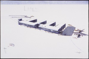 Artist's conception of the geographic South Pole Station soon to be built, 1997