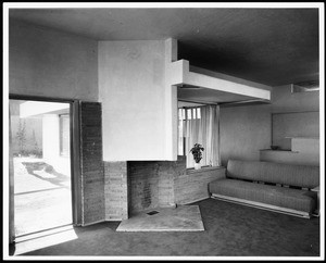 Inerior view of the Victoria Mc Almon(Macalmon) Residence, Los Angeles, 1935