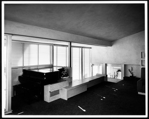 Interior view of the Walker House, Los Angeles, 1936