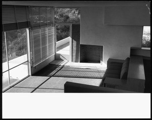 Interior view of the Fitzpatrick House, Los Angeles, 1936