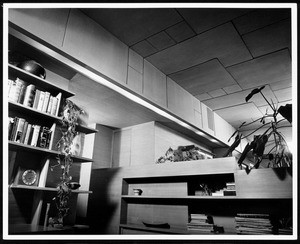 Interior view of the Falk Apartments, Los Angeles, 1939-1940