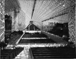 Interior of the Crystal Cathedral, Garden Grove, ca.1980