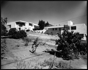 Exterior view of the Victoria Mc Almon(Macalmon) Residence, Los Angeles, 1935