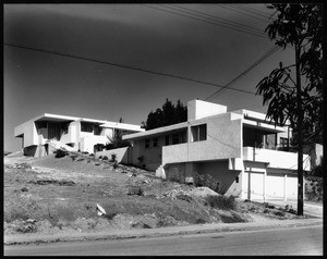 Exterior view of the Victoria Mc Almon(Macalmon) Residence, Los Angeles, 1935