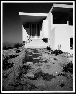 Exterior view of the Victoria Mc Almon(Macalmon) Residence, Los Angeles, 1935