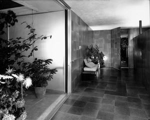 Interior view of the Julius Shulman House and Studio, Los Angeles, 1949-1950