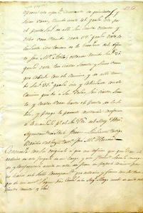 Petition for grant of land on which to plant grape vines, 1836