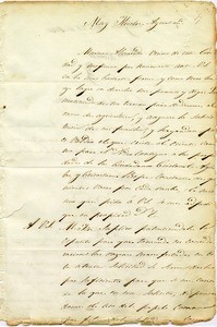 Petition of Mariano Alvarado for agricultural land, 1846