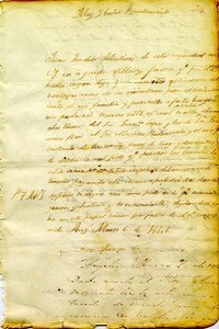 Petition of Juan Andres Martines for agricultural land, 1846