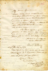 Petition of Bacilio Valdez for grant of agricultural land, 1836